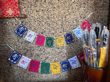 Load image into Gallery viewer, Heart Mantra Prayer Flag
