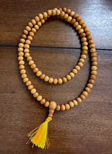Sandalwood Mala, 5mm, 103 Beads