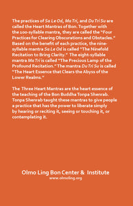 Three Heart Mantra Meditation Manual